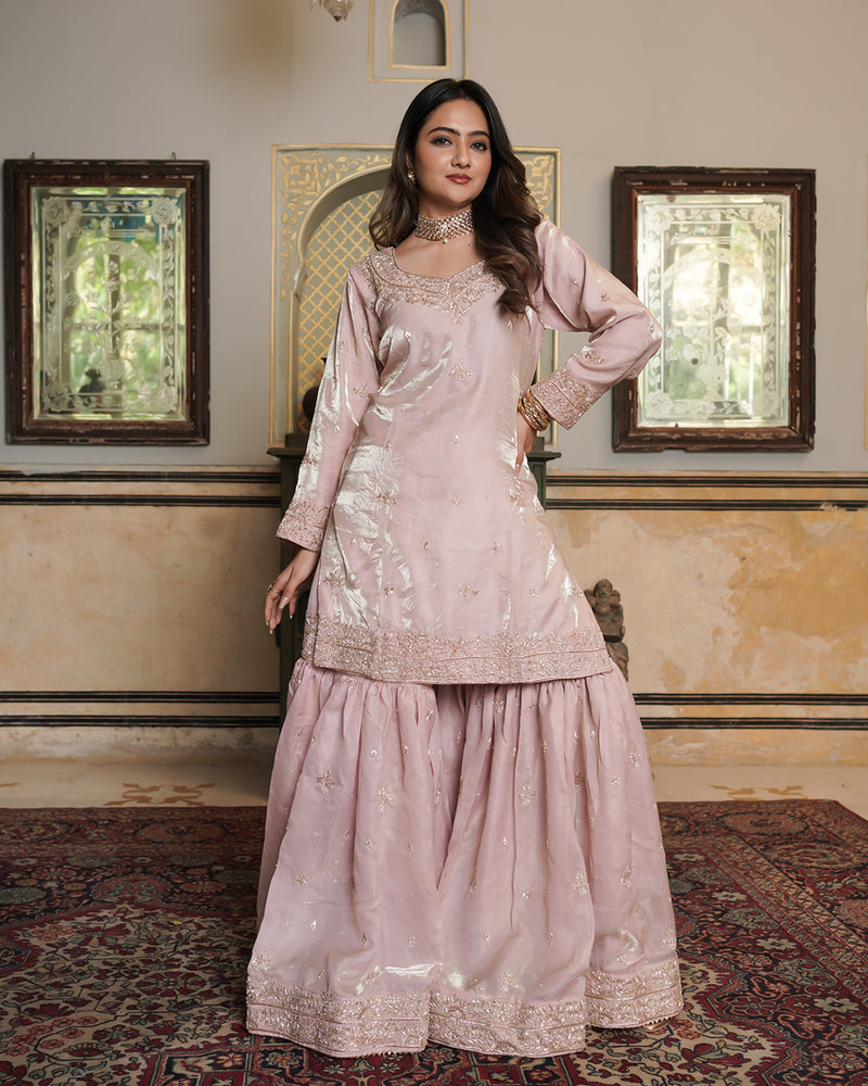 Gharara by Alia Zaidi |  | Karishma Emporium | Elegance in Making Pure Zardozi Women wear