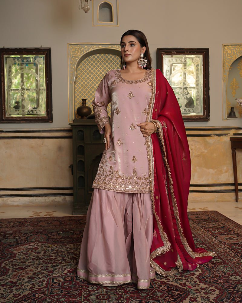Gharara by Sakina b |  | Karishma Emporium | Elegance in Making Pure Zardozi Women wear