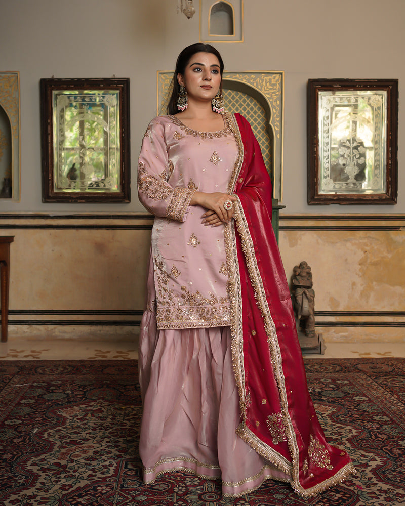 Gharara by Sakina b |  | Karishma Emporium | Elegance in Making Pure Zardozi Women wear