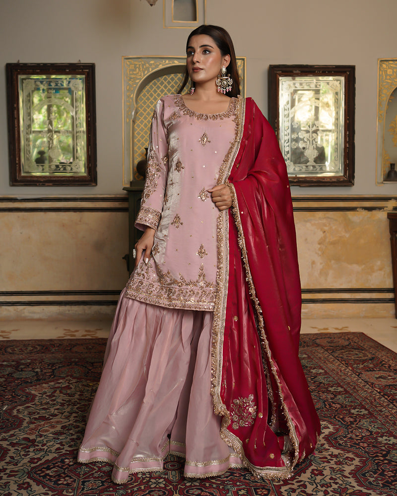 Gharara by Sakina b |  | Karishma Emporium | Elegance in Making Pure Zardozi Women wear