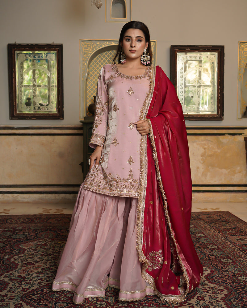 Gharara by Sakina b |  | Karishma Emporium | Elegance in Making Pure Zardozi Women wear