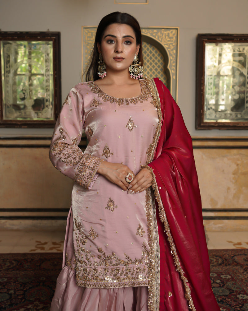 Gharara by Sakina b |  | Karishma Emporium | Elegance in Making Pure Zardozi Women wear