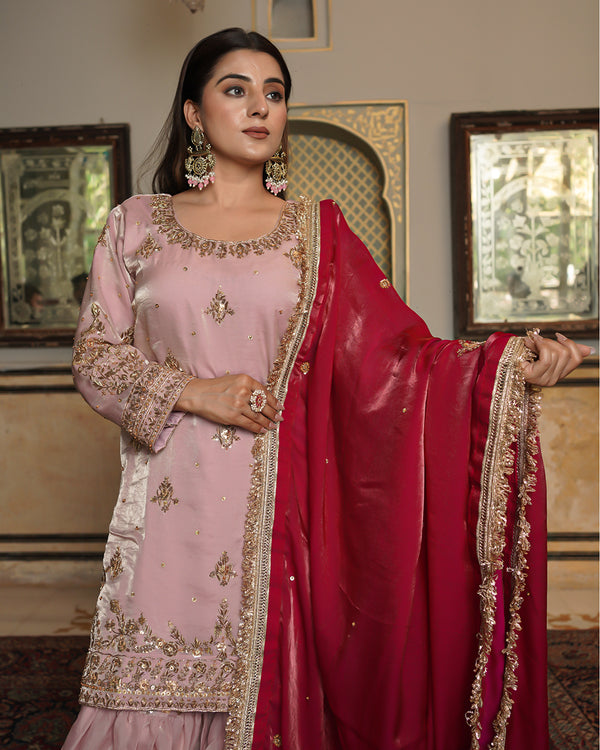 Gharara by Sakina b |  | Karishma Emporium | Elegance in Making Pure Zardozi Women wear