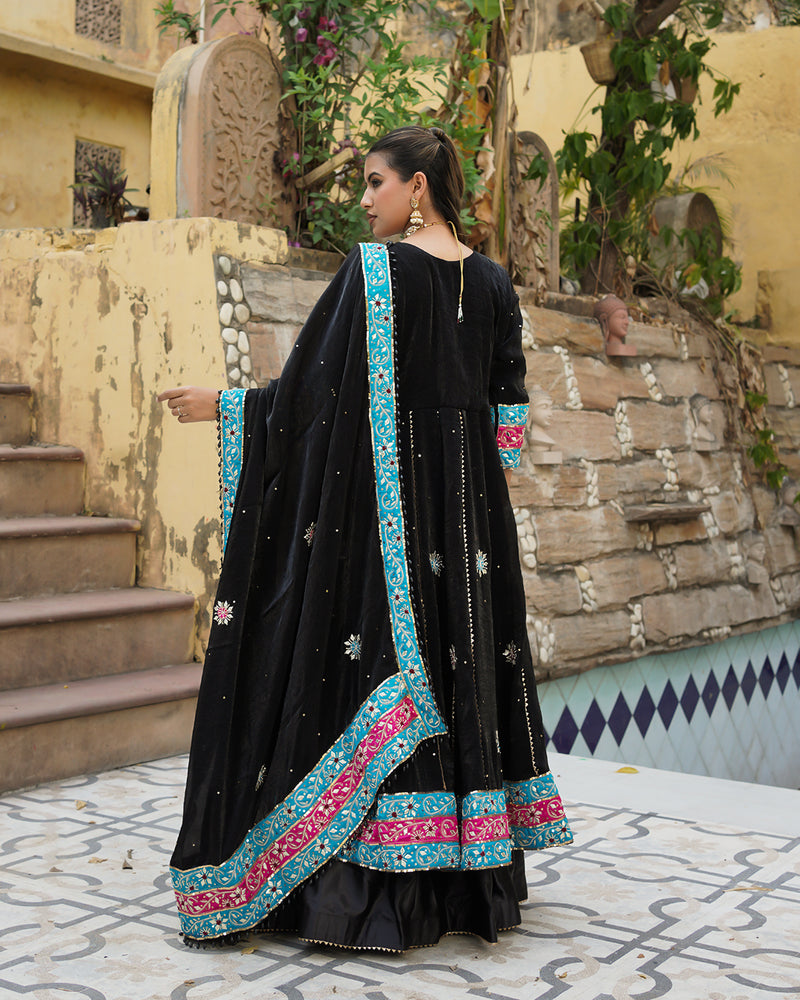 Hirabai Anarkali  Italian shimar fabric |  | My Store