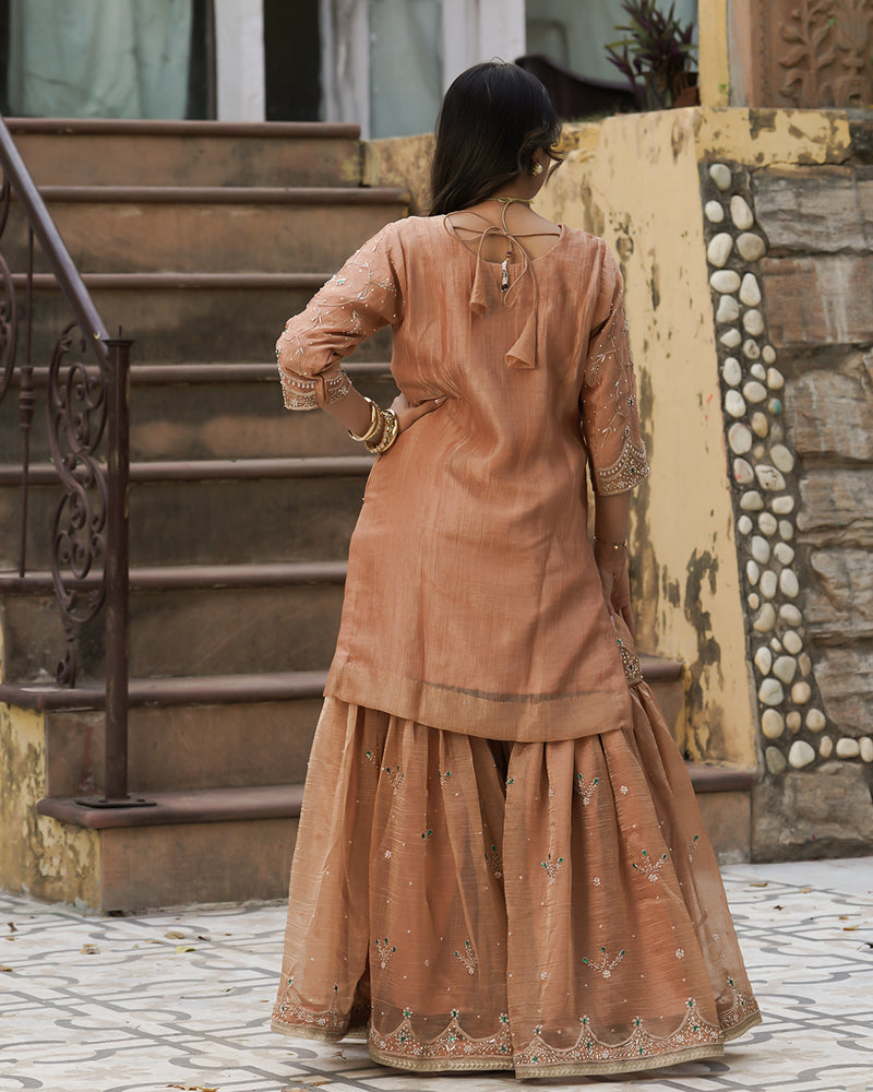 Gharara by Farah khan |  | Karishma Emporium | Elegance in Making Pure Zardozi Women wear