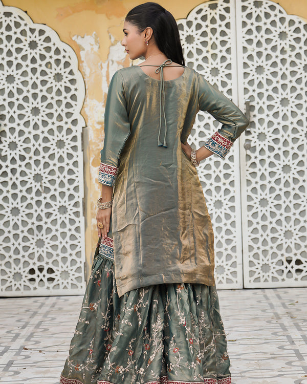 Gharara by Jahanara begum |  | Karishma Emporium | Elegance in Making Pure Zardozi Women wear