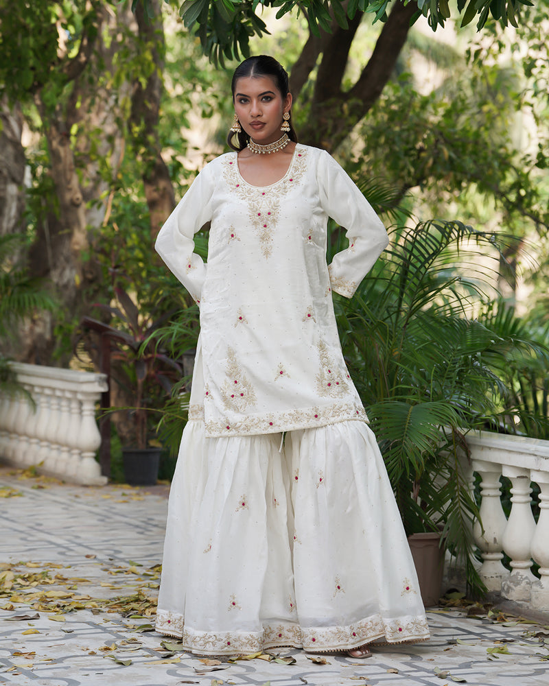 Gharara by Aiman fatima |  | Karishma Emporium | Elegance in Making Pure Zardozi Women wear