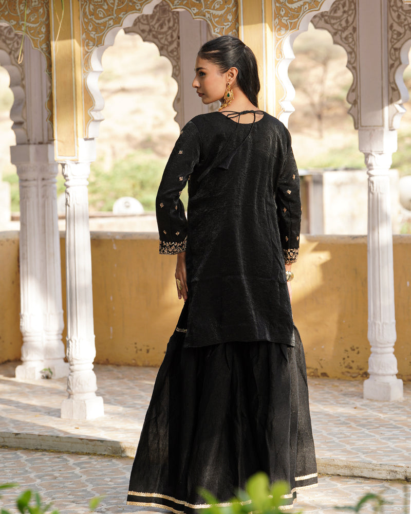 Gharara by Saniya zadraan |  | Karishma Emporium | Elegance in Making Pure Zardozi Women wear