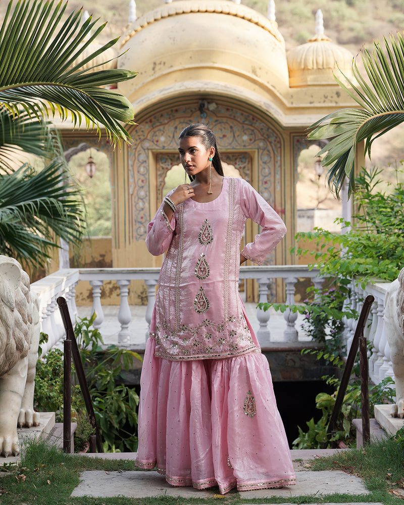 Gharara by Nada khan |  | Karishma Emporium | Elegance in Making Pure Zardozi Women wear