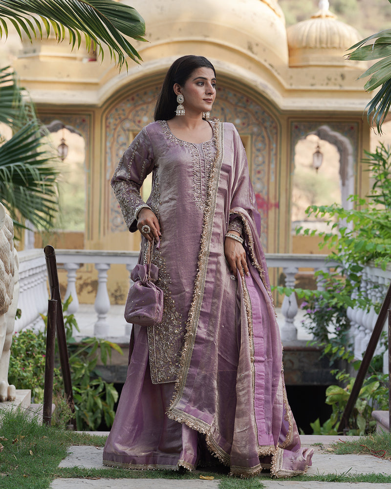 Sharara by Manjeet kaur |  | Karishma Emporium | Elegance in Making Pure Zardozi Women wear
