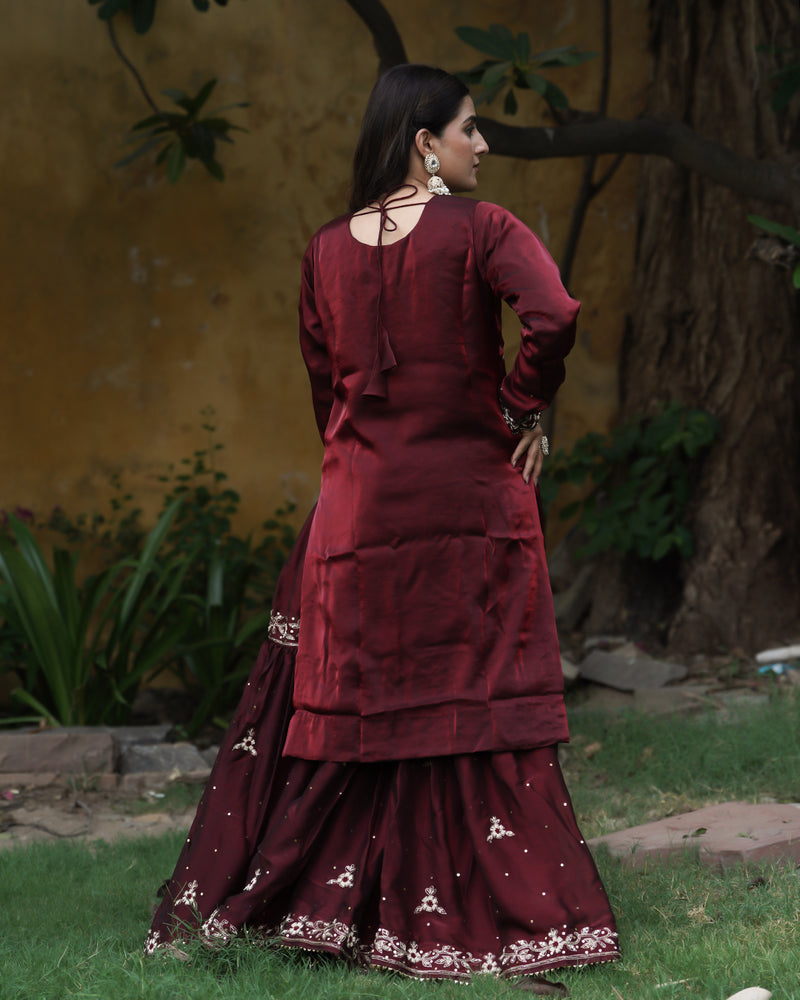 Farshi by Rehnuma imtiyaz |  | Karishma Emporium | Elegance in Making Pure Zardozi Women wear