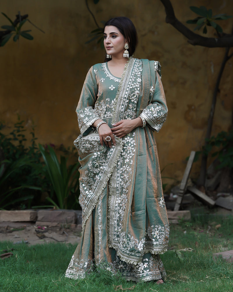 Jodhabai Anarkali  Italian Shimar fabric |  | My Store