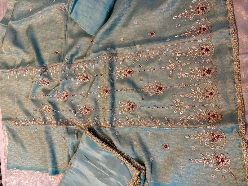 Dabka suits |  | Karishma Emporium | Elegance in Making Pure Zardozi Women wear