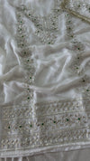 PREMIUM GOTA SUIT IN OFF WHITE