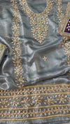 GOTA PATTI SUIT ON ITALIAN SHIMAR