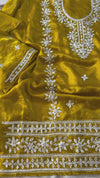 GOLD MUSTARD GOTA PATTI SUIT