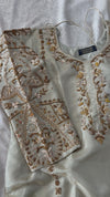 ANTIQUE ZARDOZI GHARARA ON ITALIAN TISSUE FABRIC.(BEST DEAL ON SALE)
