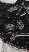 BEAUTIFUL DABKA WORK GHARARA ON ITALIAN SHIMAR FABRIC