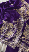 WEDDING HANDWORK SUITS ON CREPE